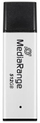 USB flash MediaRange MR1904, 512GB, USB 3.2, argjendtë e zezë