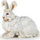 Figurë lodër PAPO Farmyard Friends Lepur Angora 51172, PVC, i bardhë