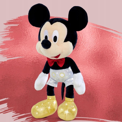 Lodër plushi Simba Disney Mickey D100, 25 cm, koleksion platin, shumëngjyrëshe