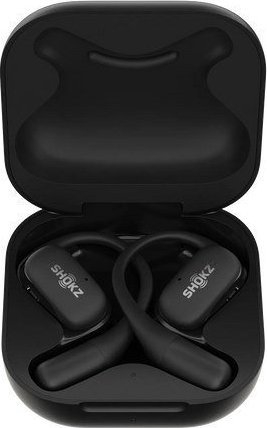 Безжични слушалки Shokz OpenFit, Bluetooth 5.2, 7 часа батерија, црни