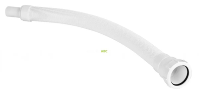 Lidhës elastik MC Alpine, 1 1/2" x 40mm, 500mm, i bardhë