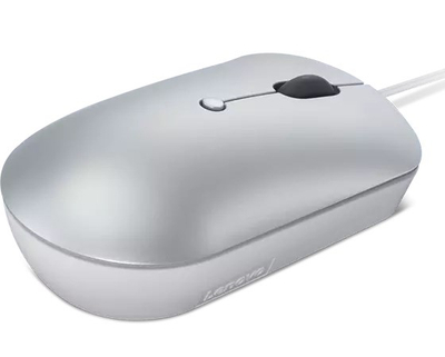 Maus Lenovo 540 USB C me kabllo, i vogël, DPI deri në 2400, gri