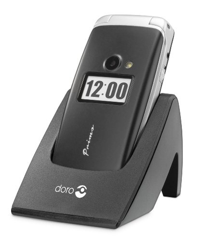 Telefoni Doro Primo 413, ekran 2.4\", 2MP, i zi