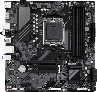 Матична плоча Gigabyte B650M D3HP AX, 5+2+2 фаза VRM, DDR5 EXPO/XMP 7600 MHz, Wi-Fi 6E, црна боја