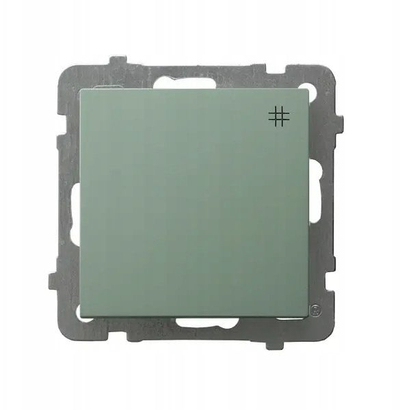 Ndërprës kryq Ospel As, 10AX 250V, IP20, jeshile mat