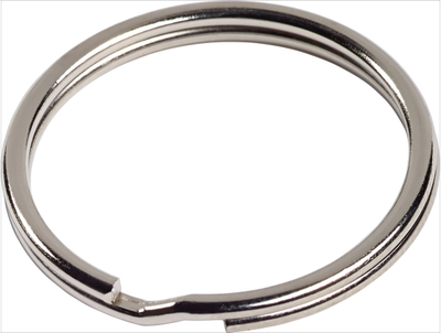 Unazë çelsash nickel, 16mm, metal, ngjyrë argjendi