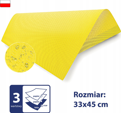 Peceta dentare Menodent Underpads, 33 x 45 cm, paketim 10 copë, e verdhë