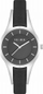 Ora për femra Paul Lorens PL8452A-1A1, mekanizëm quartz, rrip lëkure, e zezë argjendtë