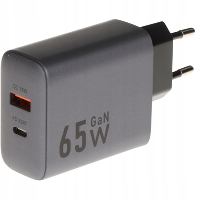 Karikues USB Delta Power CHAR-X199B-65W-GaN, 65W, GaN, i zi