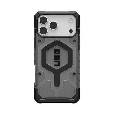 Mbulesë telefoni UAG Pathfinder Clear për iPhone 17 Pro Max, MagSafe, rezistencë ushtarake, gri e zezë