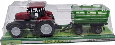 Lodër traktor Teka me rimorkio, i vogël, jeshil