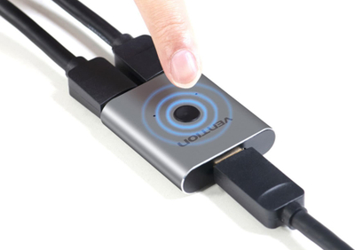 Adapter HDMI Vention AV Bidirectional, 2 porta HDMI, 4K 60Hz, gri
