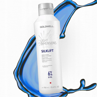 Krem oksidues për flokët Goldwell Light Dimensions Silklift Conditioning Cream Developer, 6% 20 Vol, 750ml