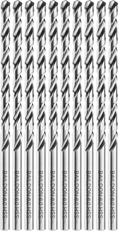 Spiralë stërvitëse metali Grone Baildon BASIC DIN 340, 6 mm, HSS, metalike