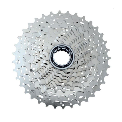 Kasetë biçiklete Shimano Deore CS-HG50, 10 marshe, 11-36T, argjendtë