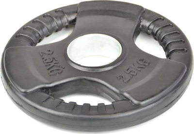 Disk peshe Master Olympic, 2.5 kg, çelik i vesh’ me gomë, vrimë 5.1 cm
