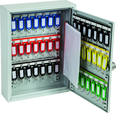 Dollap çelësash Phoenix KC0601E, 42 varëse, me mbyllje elektronike, gri