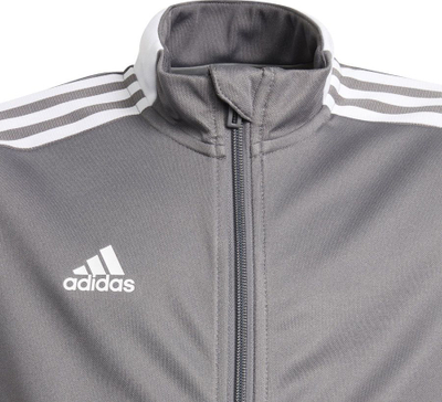 Bluzë sportive për kalamajt Adidas Tiro 21 Track Jr GM7311, AEROREADY, poliester i riciklu, gri