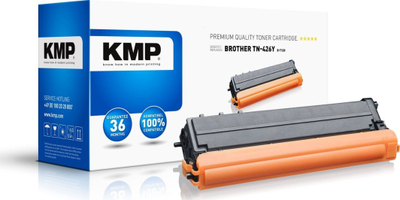 Toner KMP 1266 0009, kompatibël, Yellow, 6500 faqe
