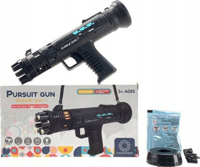 Lodër pistoletë me flluska Madej Pursuit Gun, elektrike, 26cm, e zezë