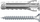 Set dübelësh Fischer SX Plus 6x30 S, Ø6 mm, 15 copë, gri