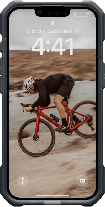 Заштитна маска за телефон Urban Armor Gear Essential Armor 114496113131, iPhone 16e, MagSafe, сива Ash