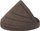 Shpi-shtrat për qen, 2n1, 65x65x50 cm, kafe