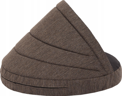Shpi-shtrat për qen, 2n1, 65x65x50 cm, kafe