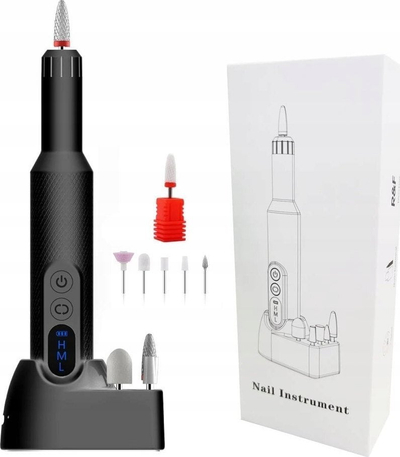 Prerëse elektrike thonjsh Extralink Cordless, pa kabllo, me ekran LED, e bardhë