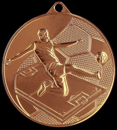 Medalje futbolli Tryumf MMC45050, 50mm, ngjyrë kafe