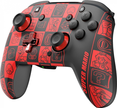 Контролер PDP Rematch Glow in the Dark, Безжичен, шарен