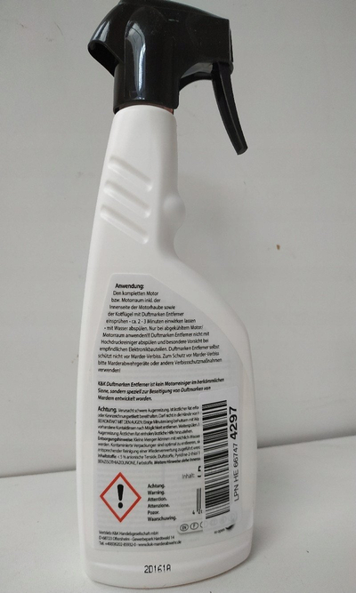 Sprej kundër erës së kunadheve Marten, 500 ml, për automjete
