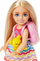Set lojrash Barbie Chelsea Travel HJY17, kukull me qen, gjoja udhëtimi, shumëngjyrësh