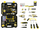 Set veglash WMC Tools, 100 pjesë, kuti organizuese, shumëngjyrëshe