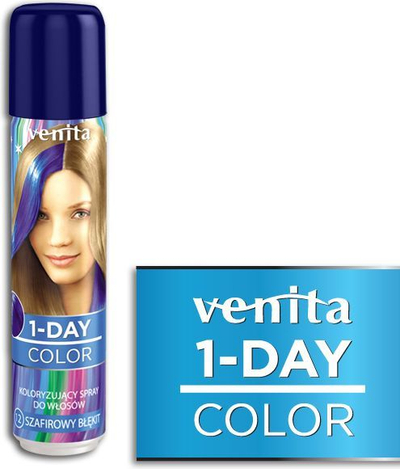 Sprej me ngjyrë për flokë Venita 1-Day, 12 sapphire blue