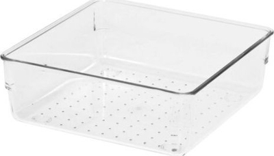Set organizues plastikë për sirtarë, 3 copë, transparentë