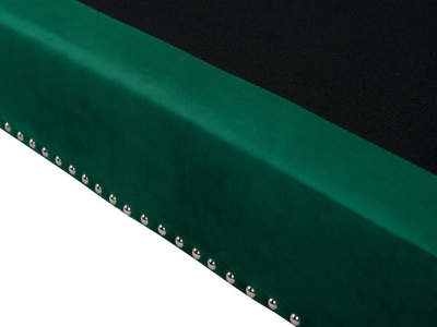 Divan AVALDSENES Velvet, 3 vende, kadife, jeshile smerald