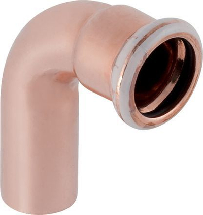 Bërryl Geberit Mapress Kupfer, me një fole 90 ° 22 mm 