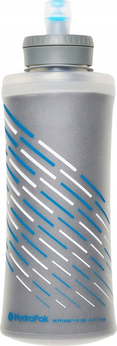 Спортско шише за вода Hydrapak Sky Flask IT, 500 ml, термички изолирано, сиво