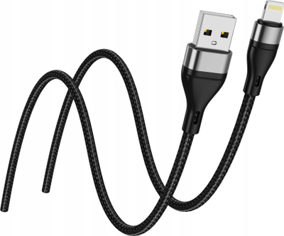 Kabllo karikimi JELLICO B16 Lightning, 3.1A, 1m, e zezë