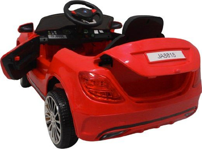 Makinë elektrike lodër Ragil JA8818, 12V, me telekomandë për prindërit, e kuqe