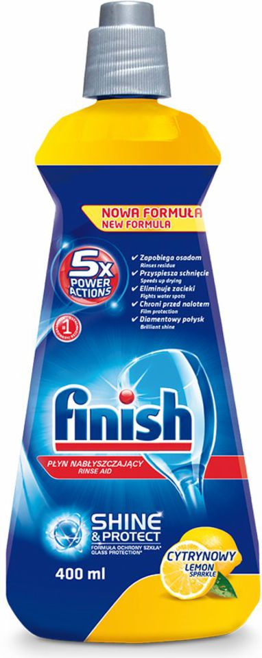 Detergjent lustrues për enëlarëse Finish, me aromë limoni, 400ml (22701650)