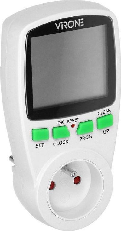 Programues kohe elektronik Orno DT-1, ekran LCD, 16 programe, i bardhë