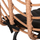Stol bar GERALD HM5707.11, lartësi mesatare, 47x47x101 cm, jastëk i zi, ratan beige