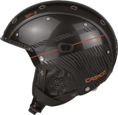 Скијачка кацига Casco SP-3 Stealth Racer, големина M, црно портокалова