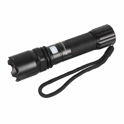 Elektrik dore Superfire A10 Mini, 550 lm, rikarikues USB, i zi