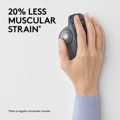Maus Logitech MX Ergo, RF Wireless+Bluetooth, ergonomik, i zi