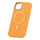 Kuti magnetike për iPhone 15 Plus Baseus Fauxther Series (Portokalli)