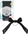 Llastik flokësh Invisibobble Wrapstar Snake It Off, spiral, me shirit zbukurues
