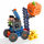 Set ndërtimi Marioinex Mini Waffle Farmer Forklift Truck, kamion forklift, shumëngjyrësh